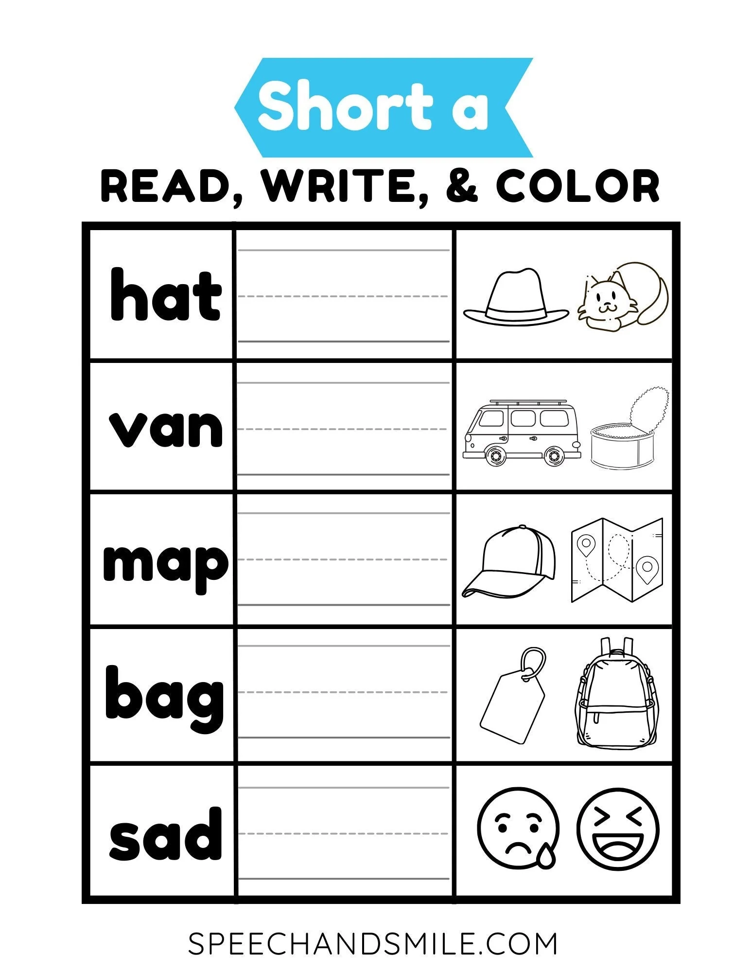 CVC Worksheet To Print Download CVC Worksheet Final Sound Words 