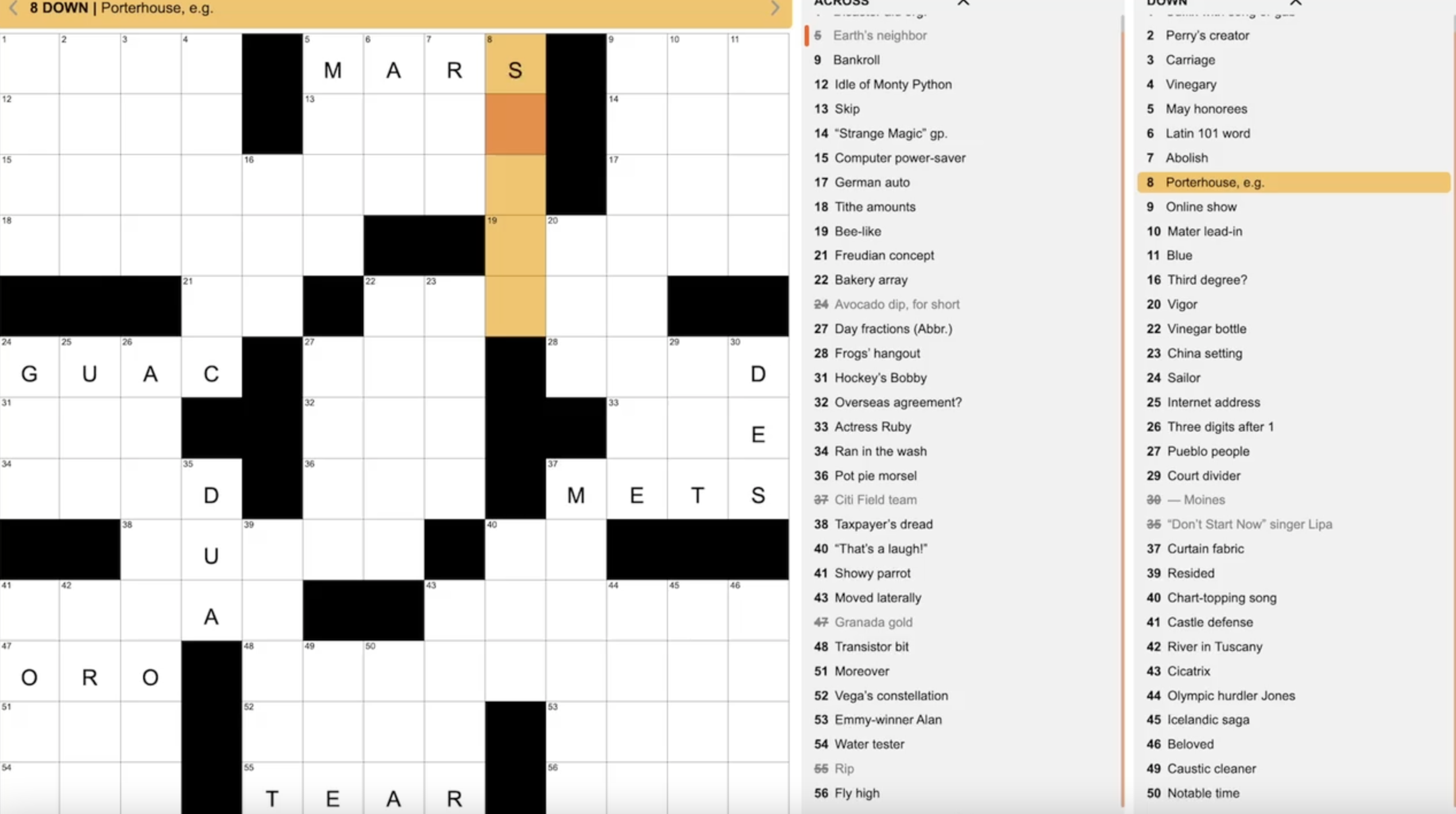 Printable Free Online Crossword Puzzles