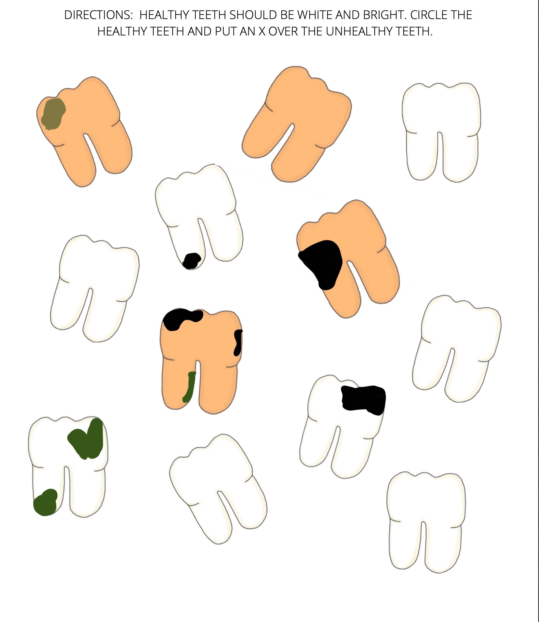 Dental Hygiene Worksheets For Kids Gramercy Kids Smiles