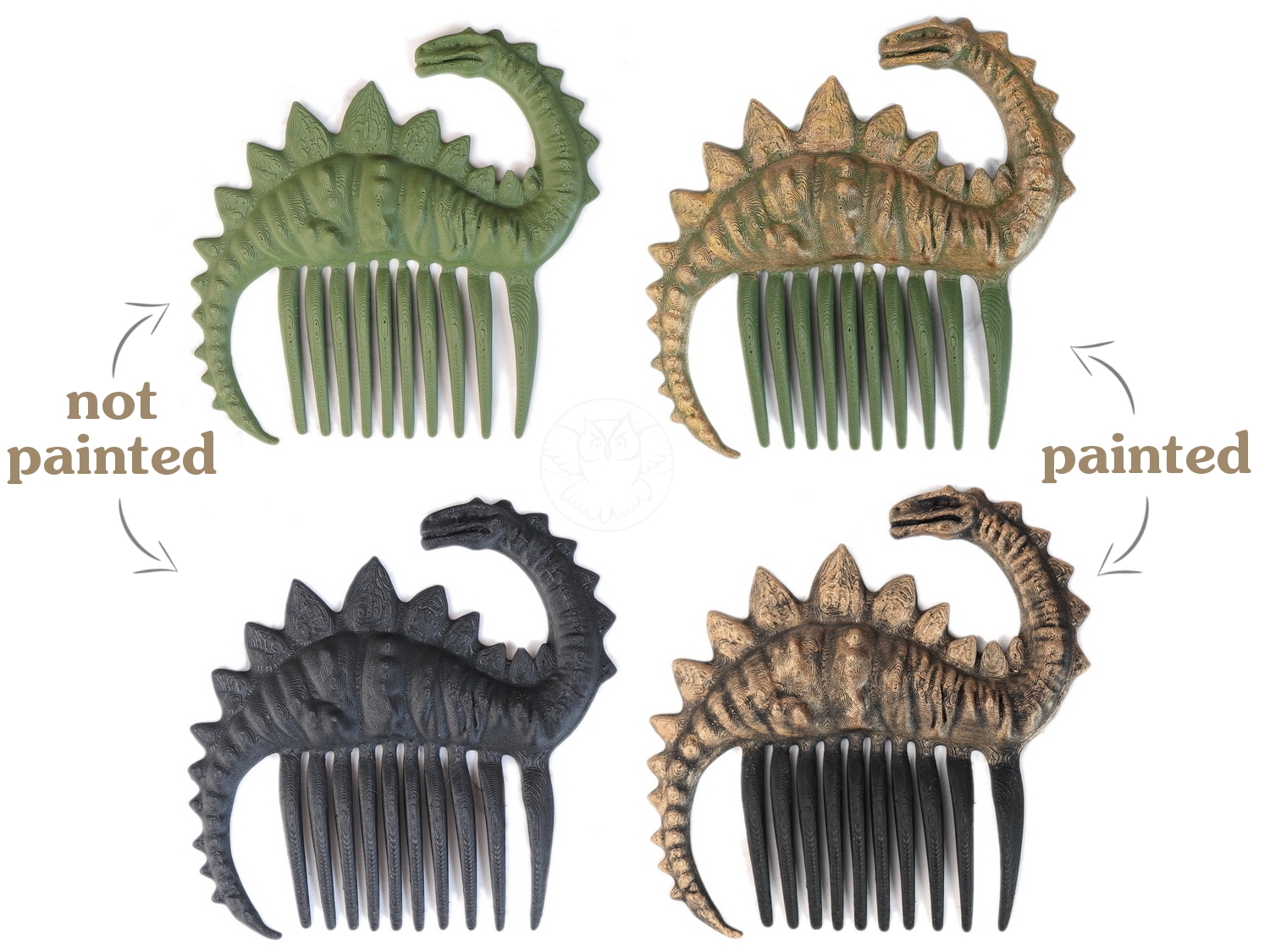 Dinosaur Hair Comb Crow ck Nexprint Free 3D Model Downloads