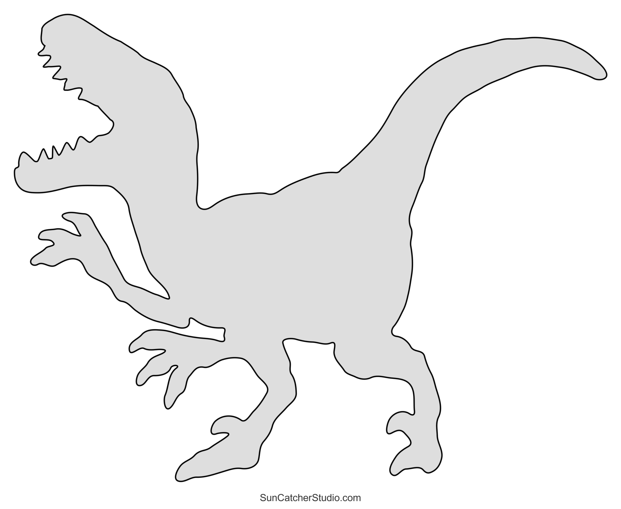 Dinosaur Printable Template