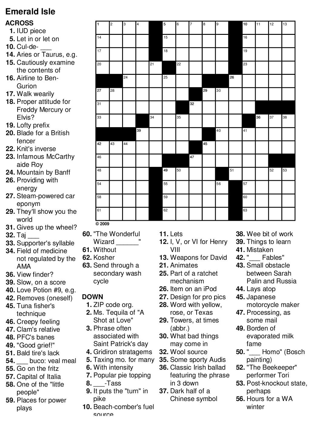 Discover 13 Free Printable Crossword Puzzles And Math Crossword 