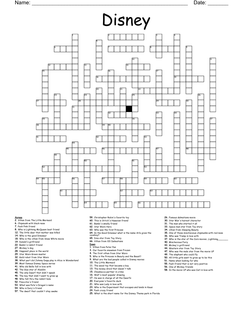 Hard Printable Crossword Puzzles