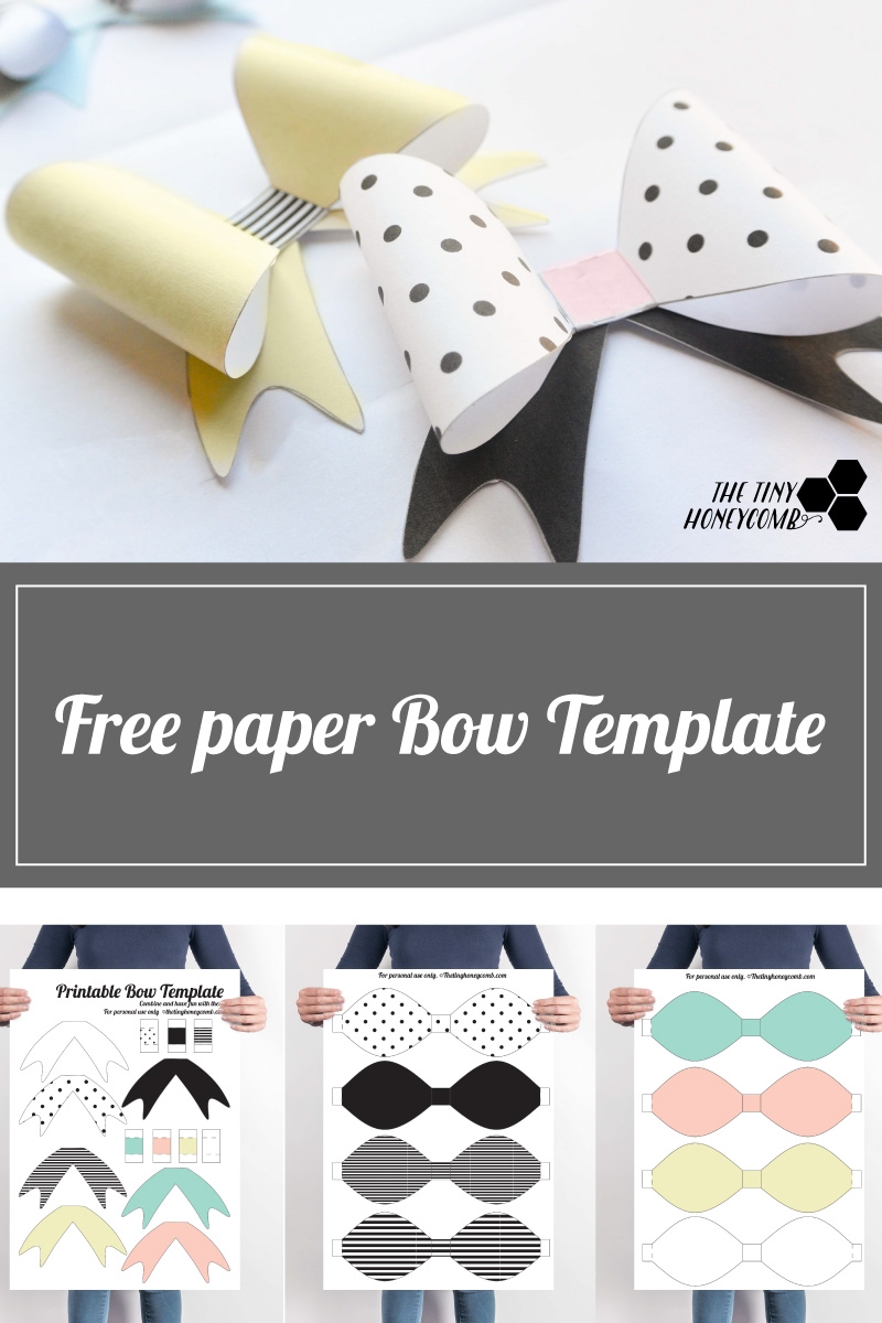 Printable Bow Template Free