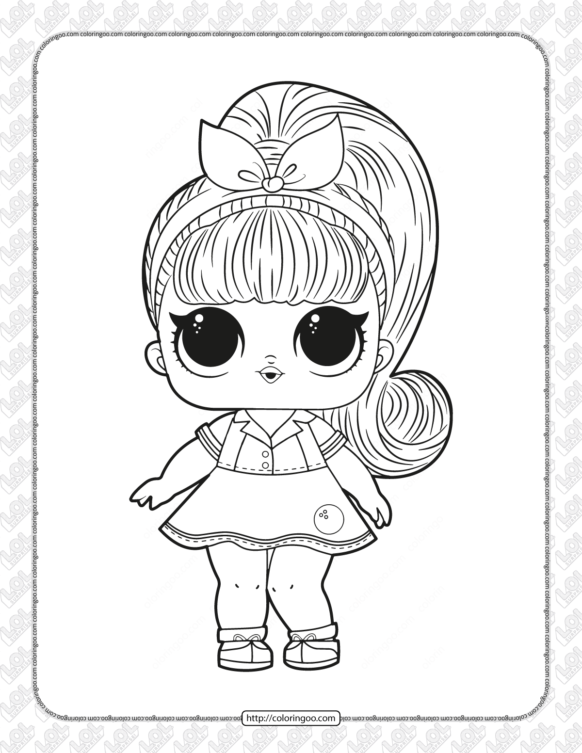 drawing colouring pages lol dolls for free printable lol doll