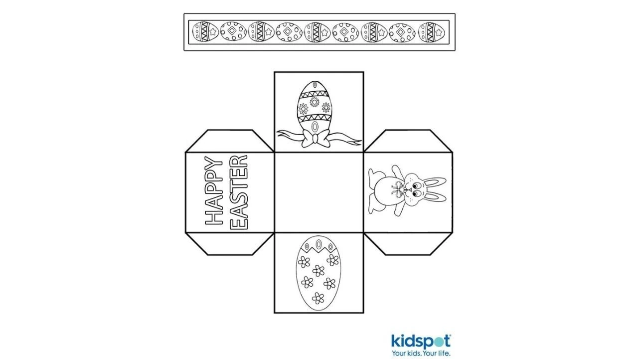 Printable Easter Basket Template