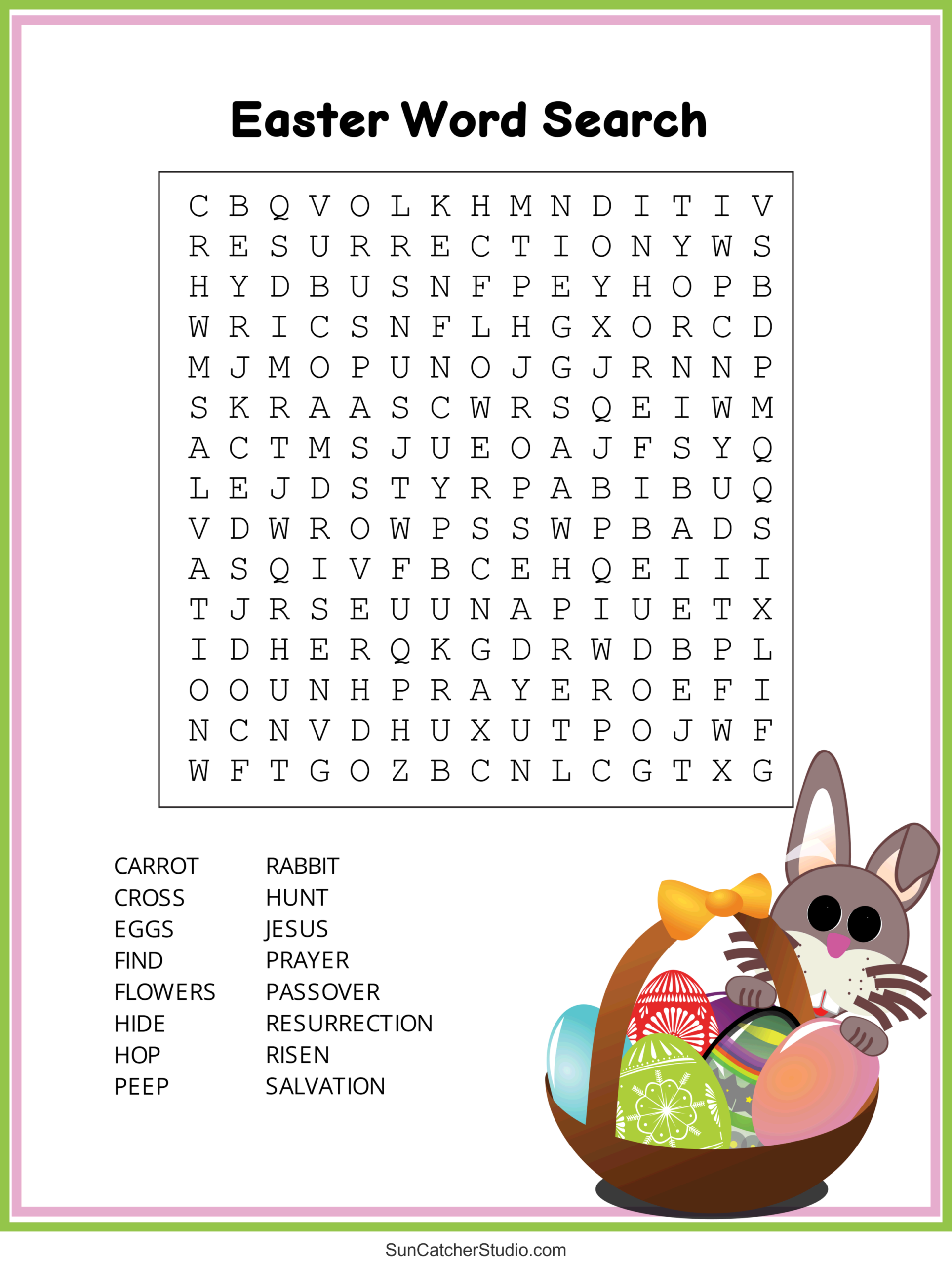 Easter Word Search Free Printable PDF Puzzles Free Printables 