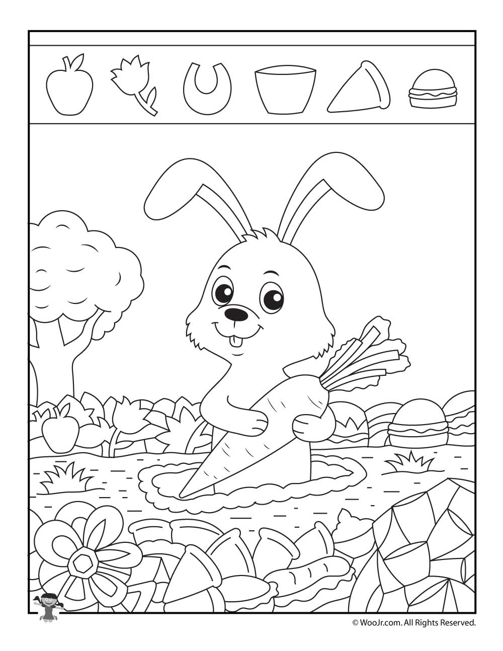 Easy Hidden Pictures Worksheets