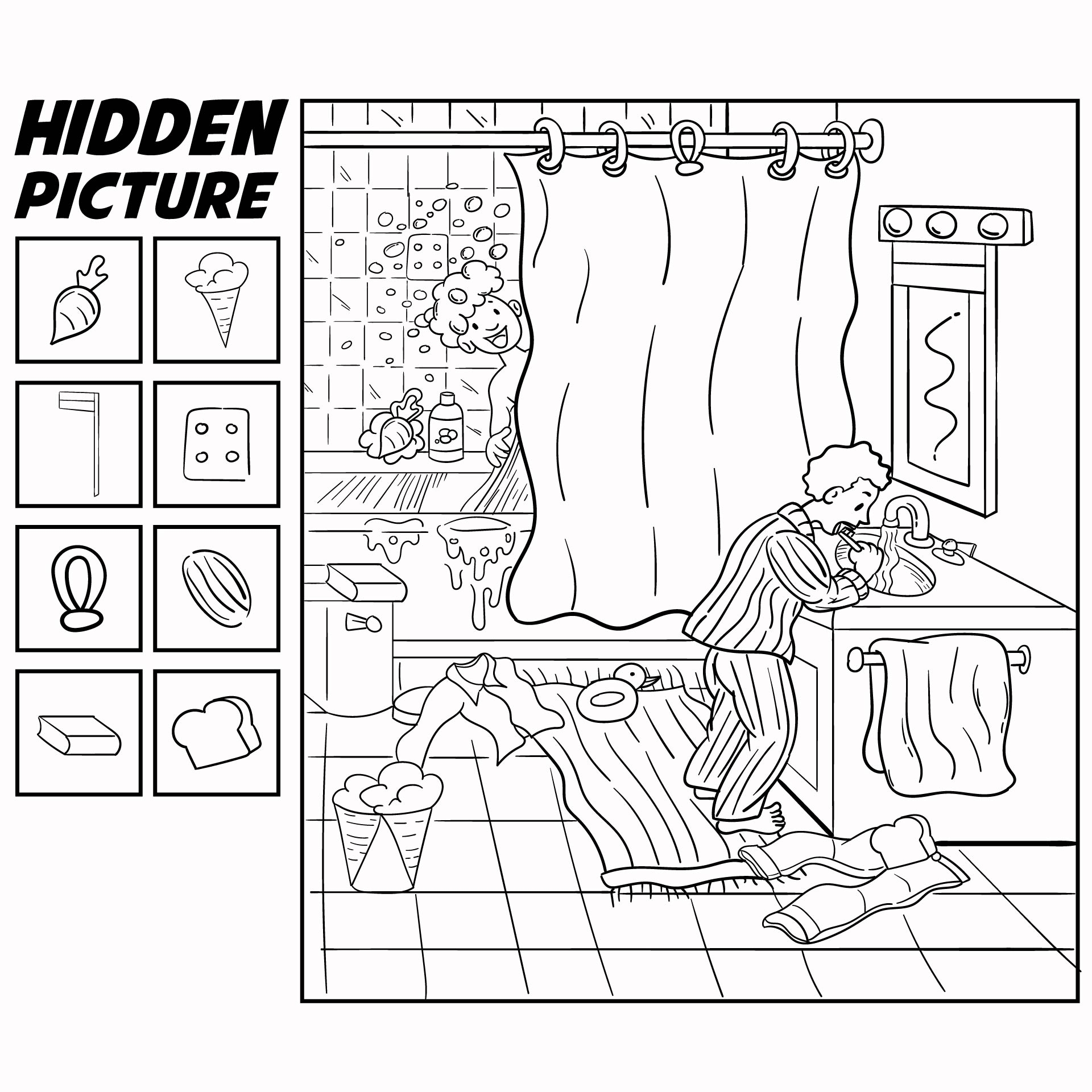 Easy Hidden Picture Worksheets Hidden Pictures Hidden Pictures 