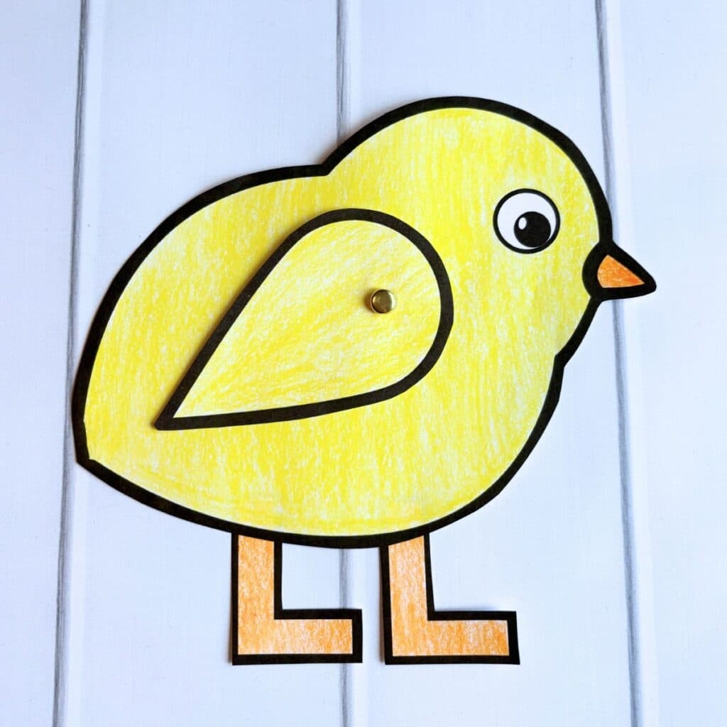 Printable Chick Template