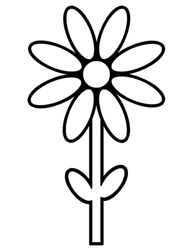Flower Template Printable