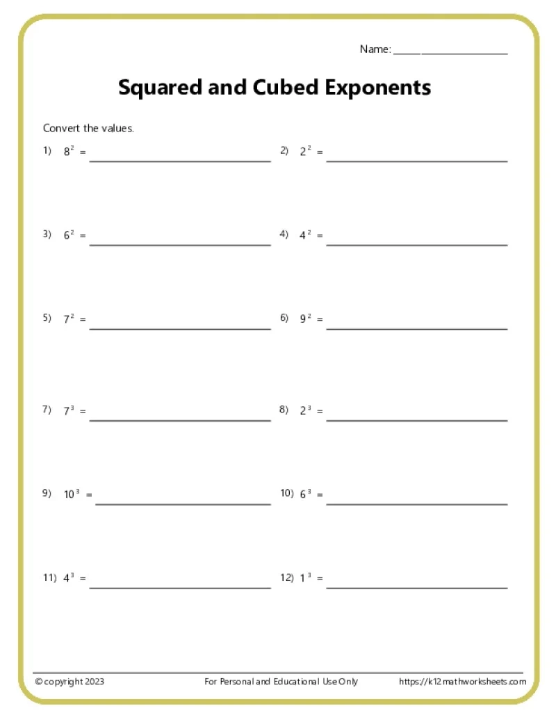 K 12 Worksheets Free