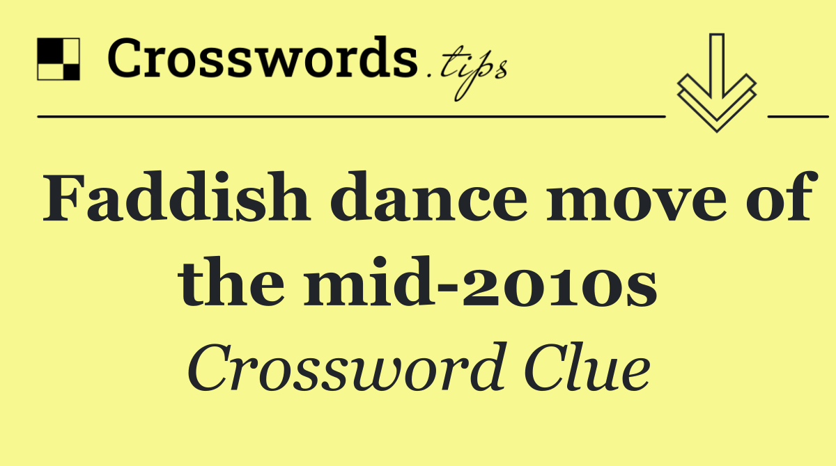 Dance Crossword Clue 10 Letters