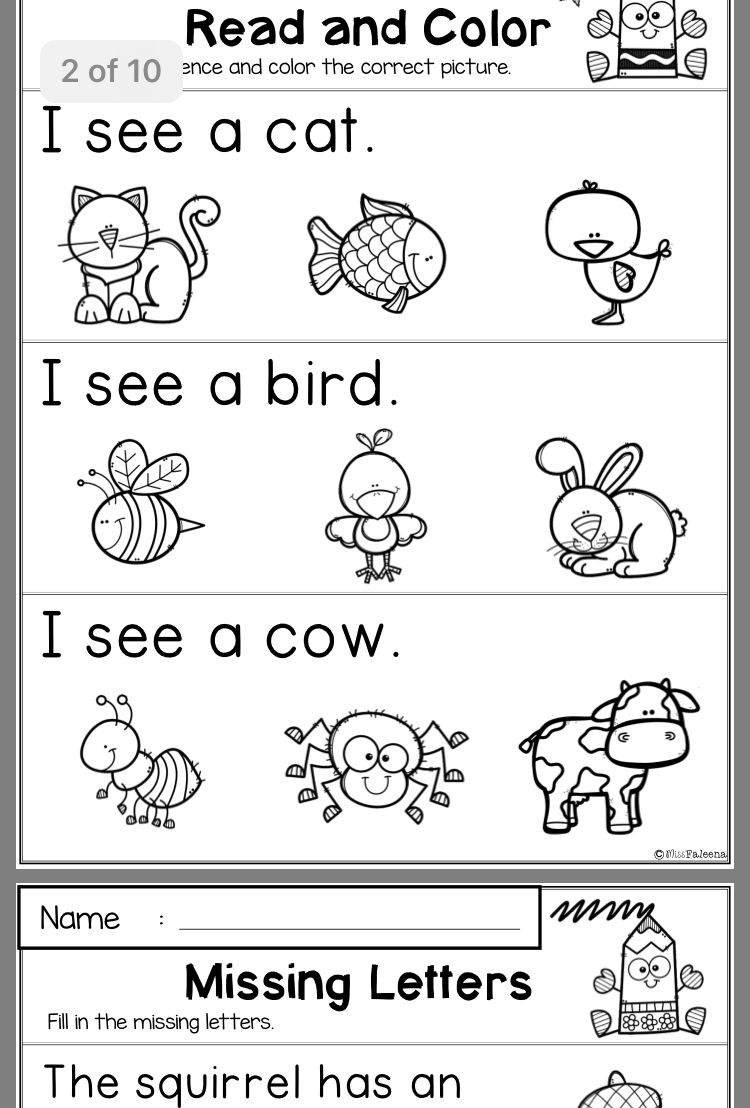 Farm Preschool Worksheets Free Printables For Preschools 