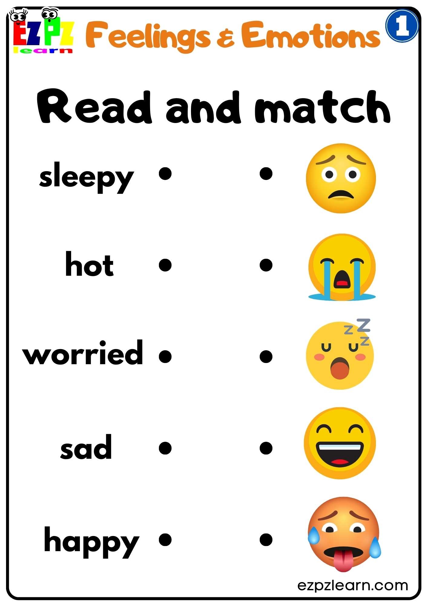 Feelings Ezpzlearn