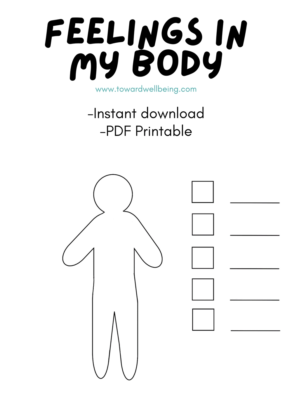 Feelings Worksheet For Kids