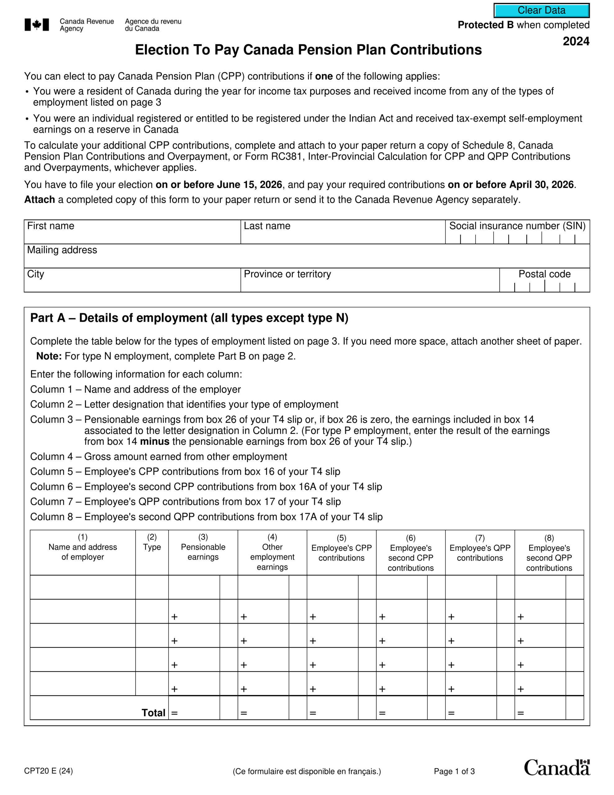 Fill Form 6 WSIB Edit Canadian Forms 2024 2025