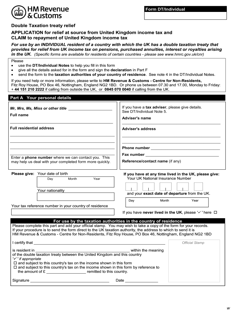 Fill Out amp ESign Template Hmrc Tax Declaration Format With Digital 