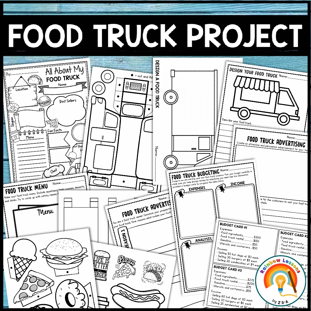 Food Truck Project Design A Food Truck Food Truck Template 