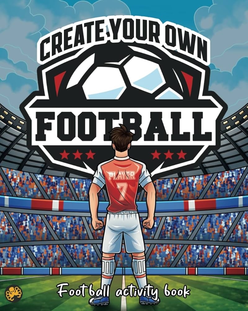 Football Activity Book Create Your Own Football Player Fun 