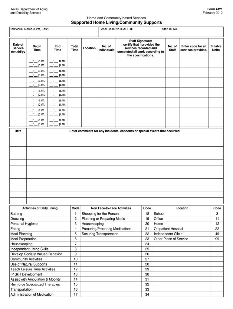Form 4121 Fill Out amp Sign Online DocHub