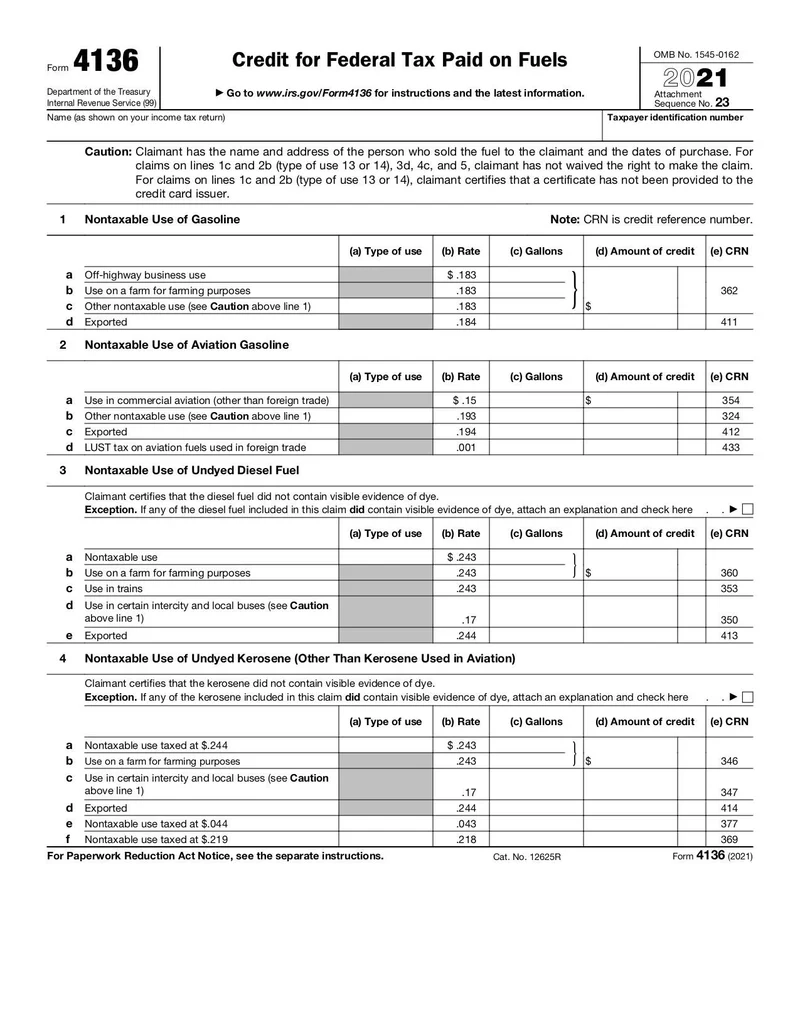 Form 4136 Accessible Fill And Sign Online With Lumin