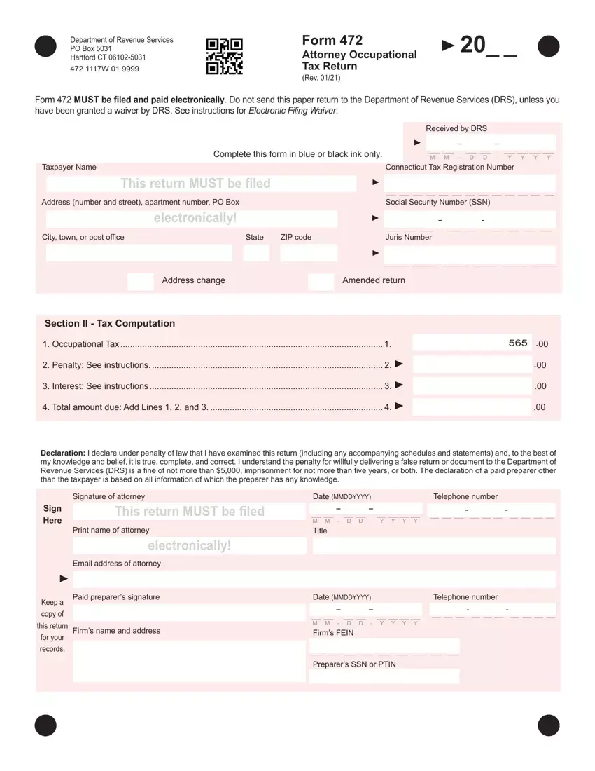Form 472 Fill Out Printable PDF Forms Online