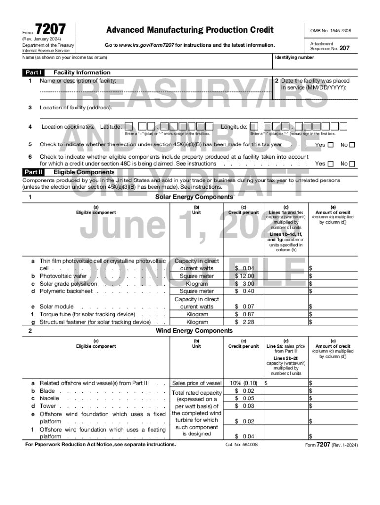 Form 7207 Printable