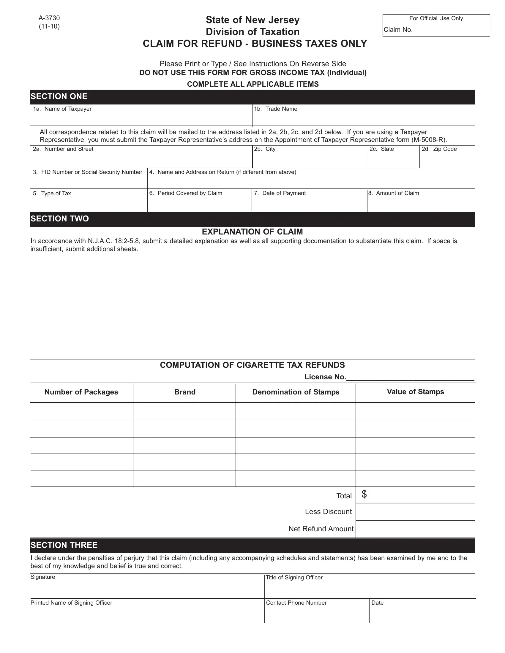Form M-5008-R Fax Number