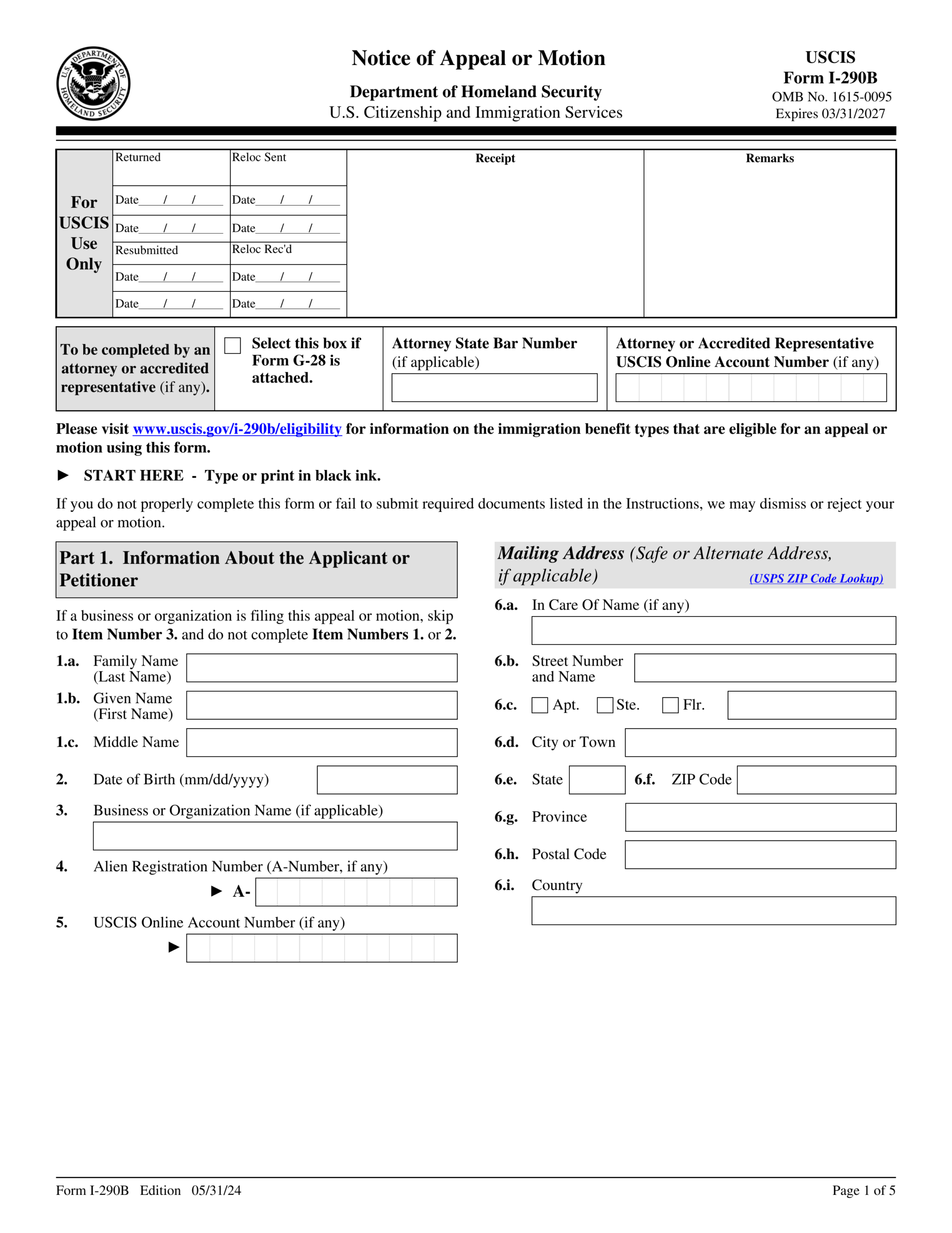Printable N 600 Form Citizenship Application