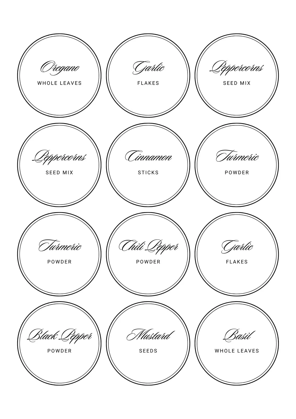 Free And Customizable Circle Sticker Templates