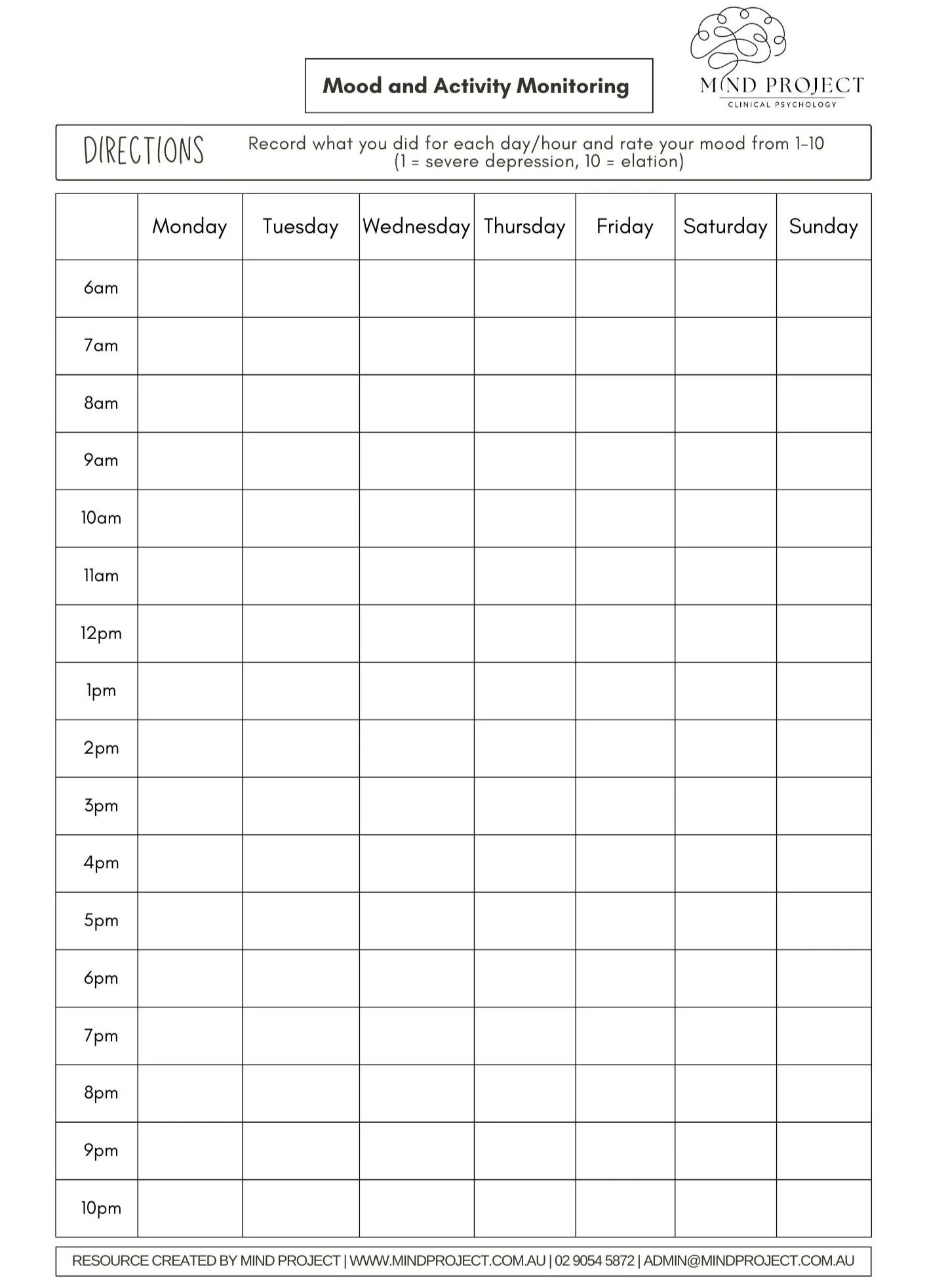 Free CBT Worksheets Cognitive Behavioural Therapy Resources 