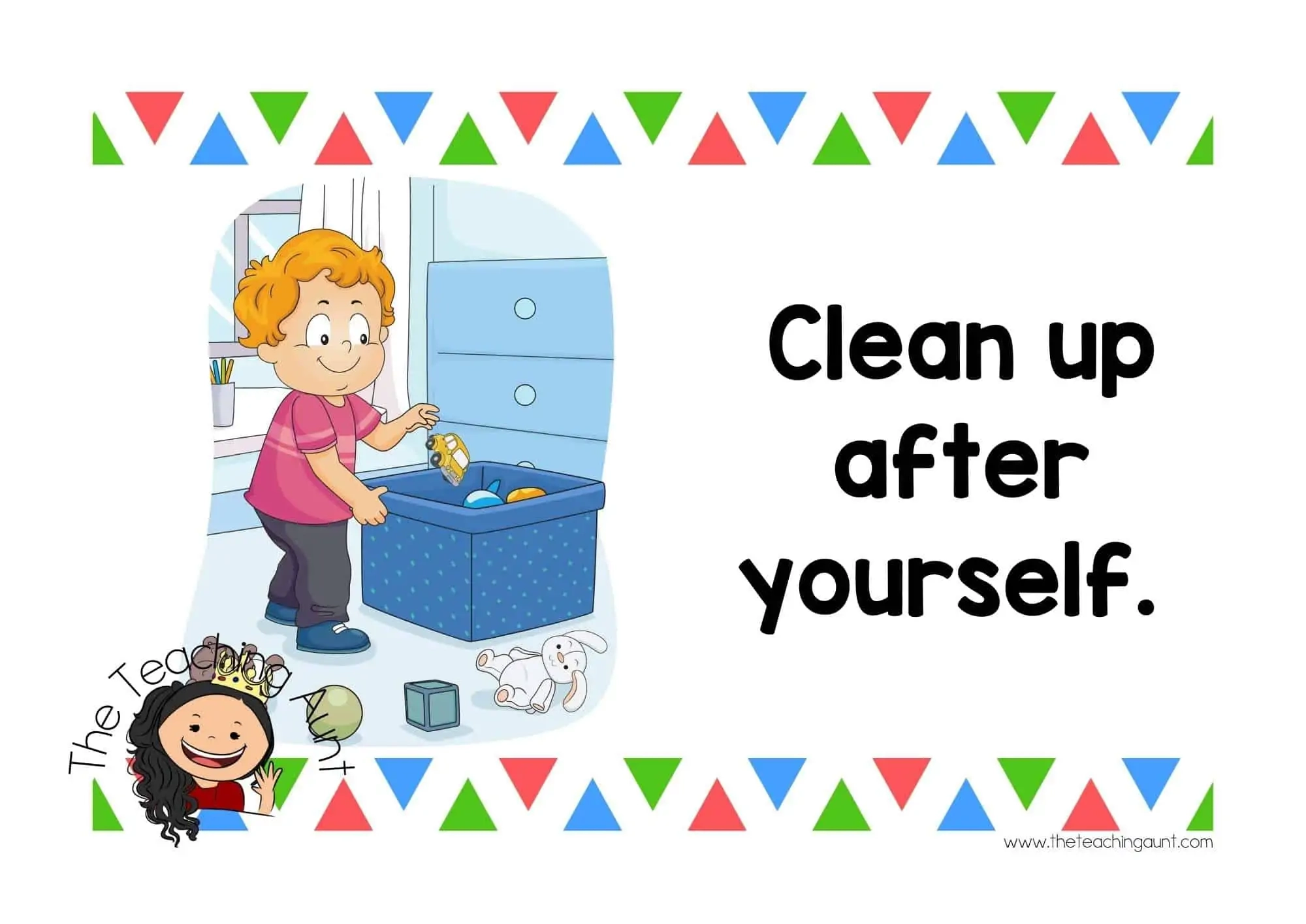 Free Classroom Rules Posters The Teaching Aunt