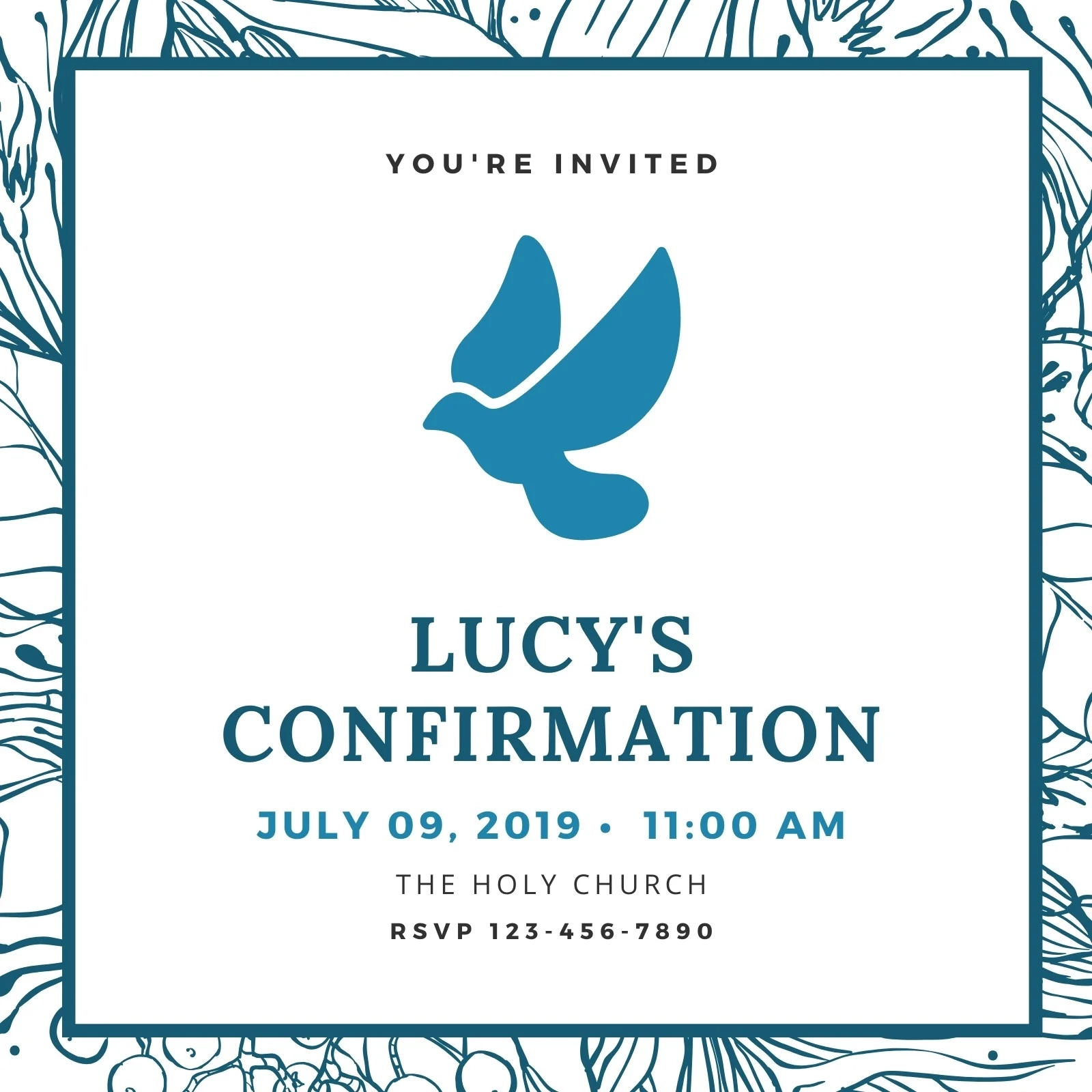 Free Confirmation Invitation Templates To Customize Canva