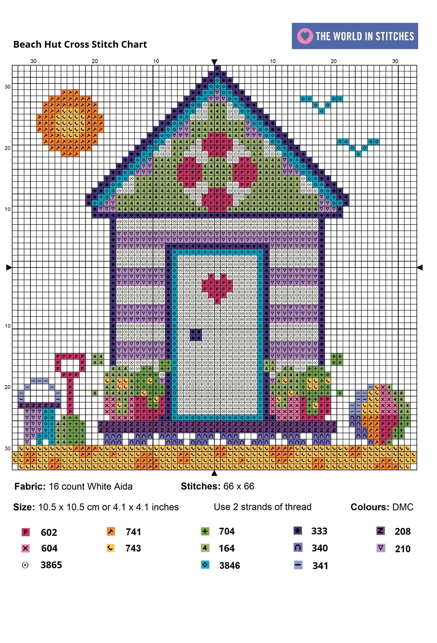 Free Cross Stitch Chart Beach Scenes 2 Of 3 The World In Stitches