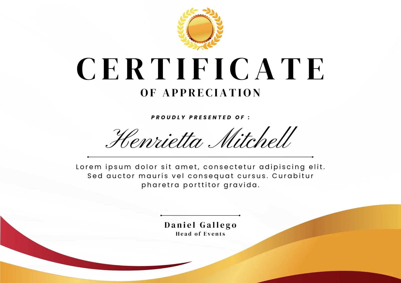 Free Custom Printable Appreciation Certificate Templates Canva
