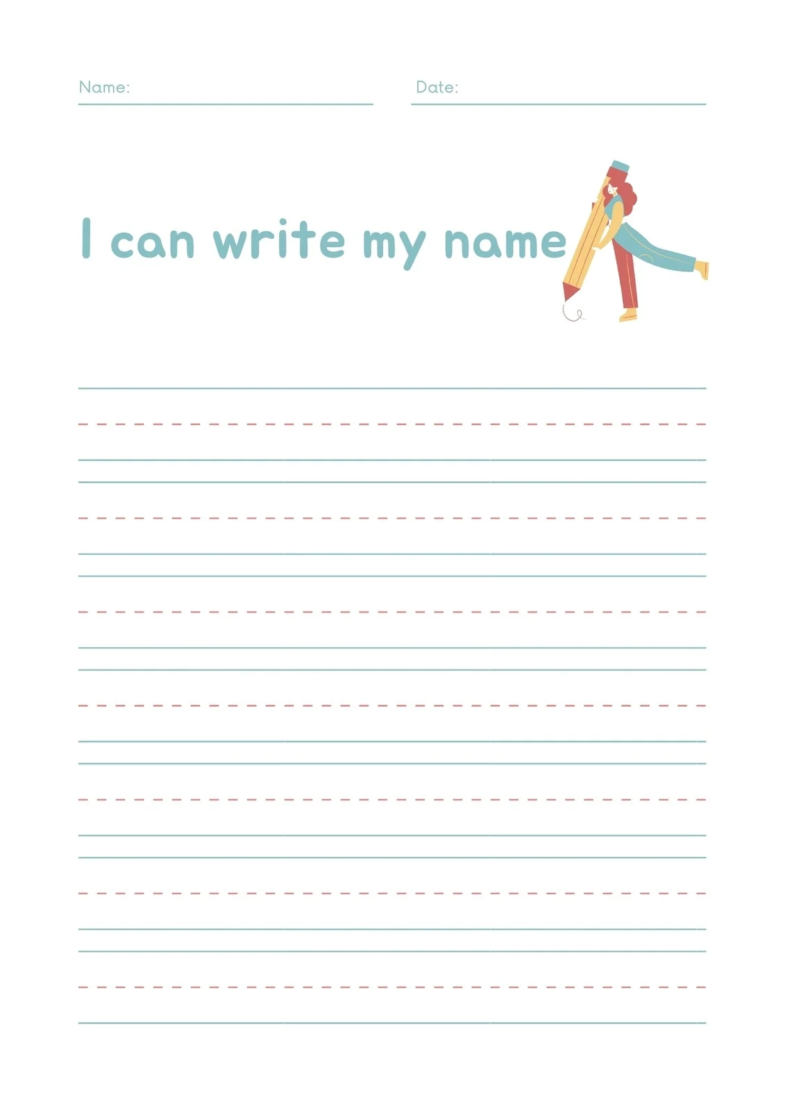 Name Worksheets Free Printable