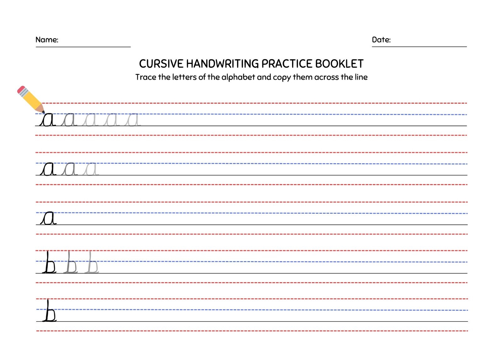 Free Printable Practice Writing Worksheets