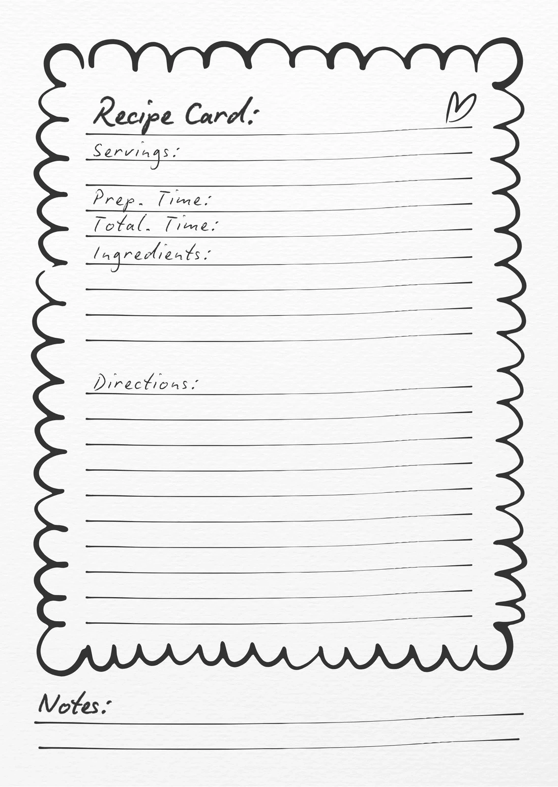 Free Recipe Book Templates Printable