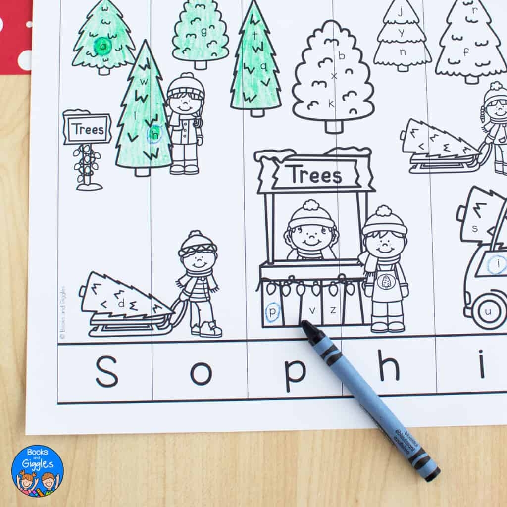 Free Editable Christmas Name Puzzles