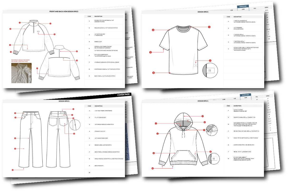 Free Editable Tech Pack Templates plus A Guide To Use Them 