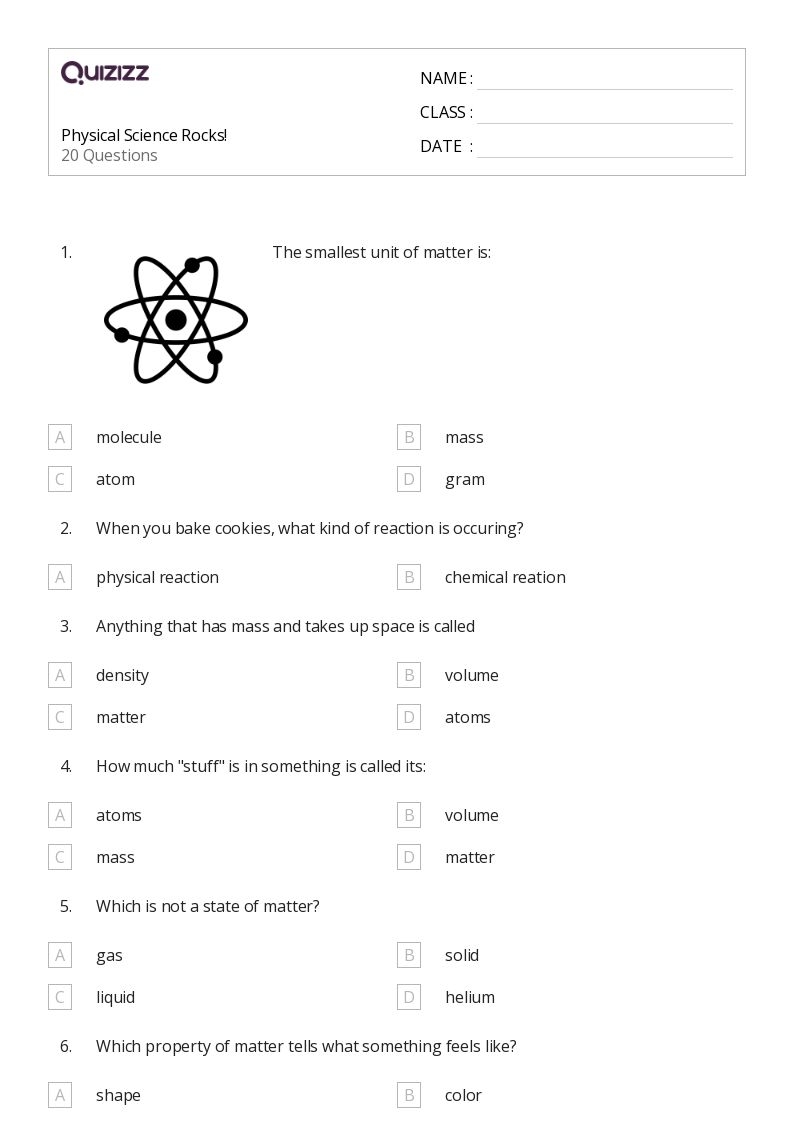 Free Fifth Grade Science Worksheet Free Printables Download Free 