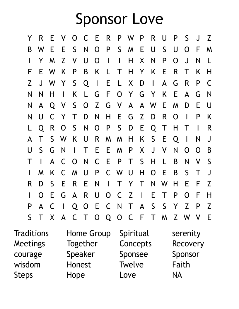 Free Free Printable Recovery Crossword Puzzles Download Free Free 