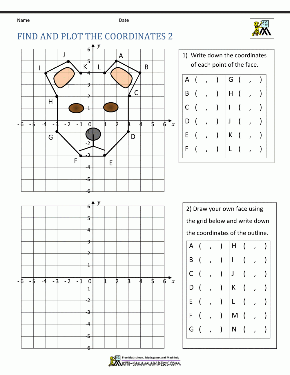 Free Graphing Points Worksheet Download Free Graphing Points 