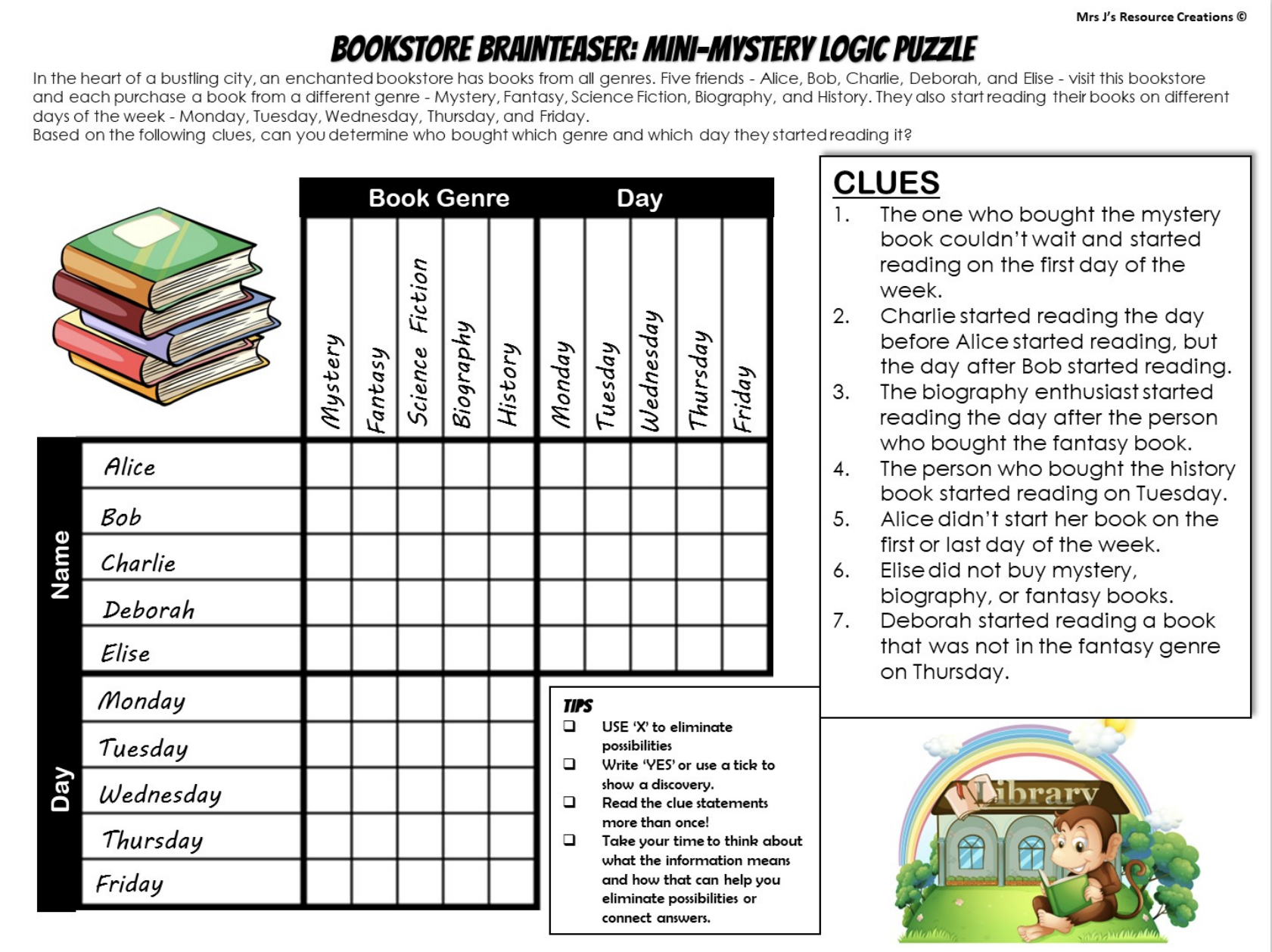 Crossword Puzzles Printable Logic Puzzles Printable