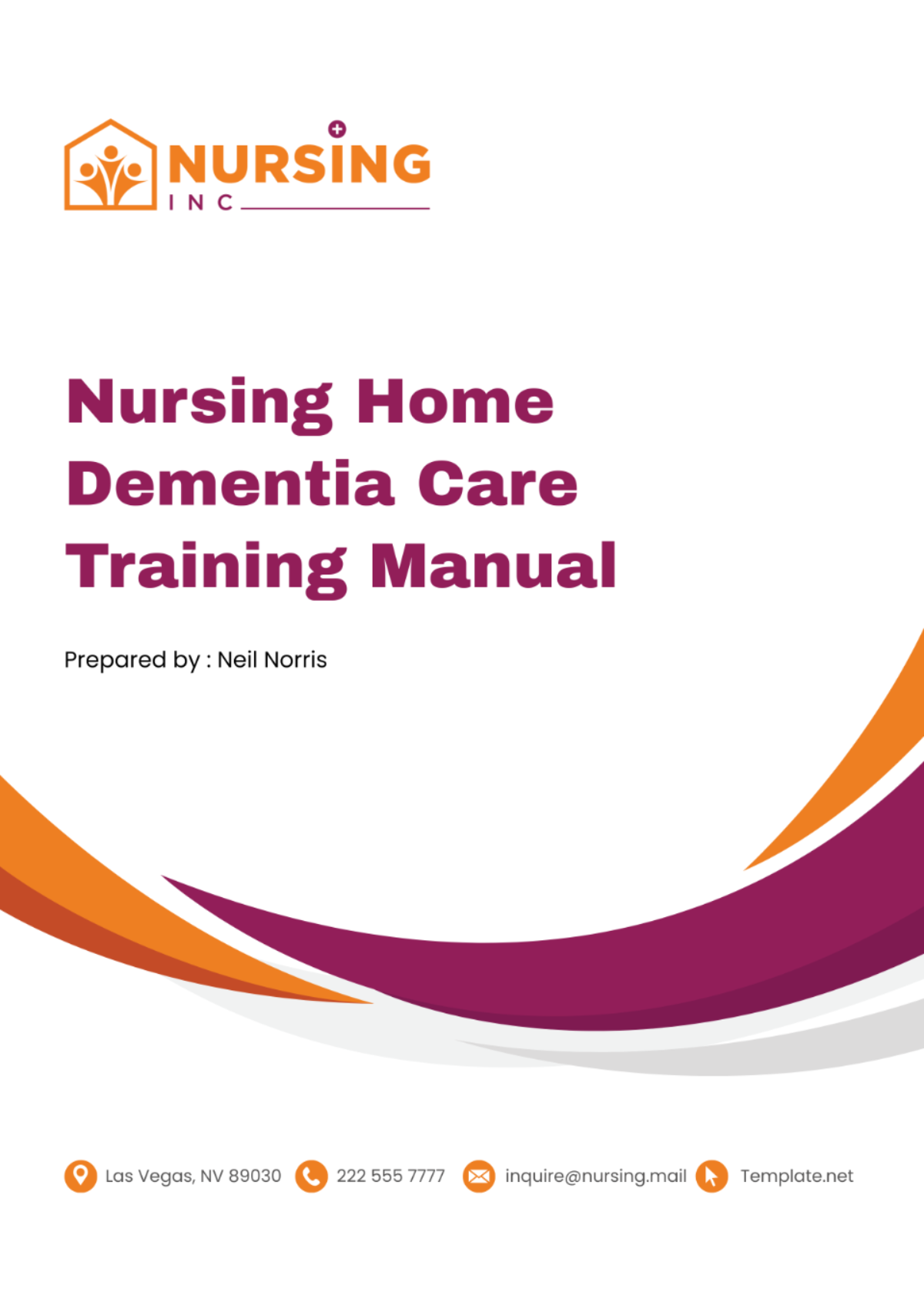 Free Nursing Home Dementia Care Training Manual Template To Edit 