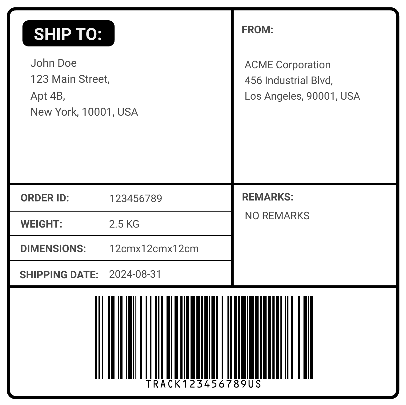 Label Template For Free