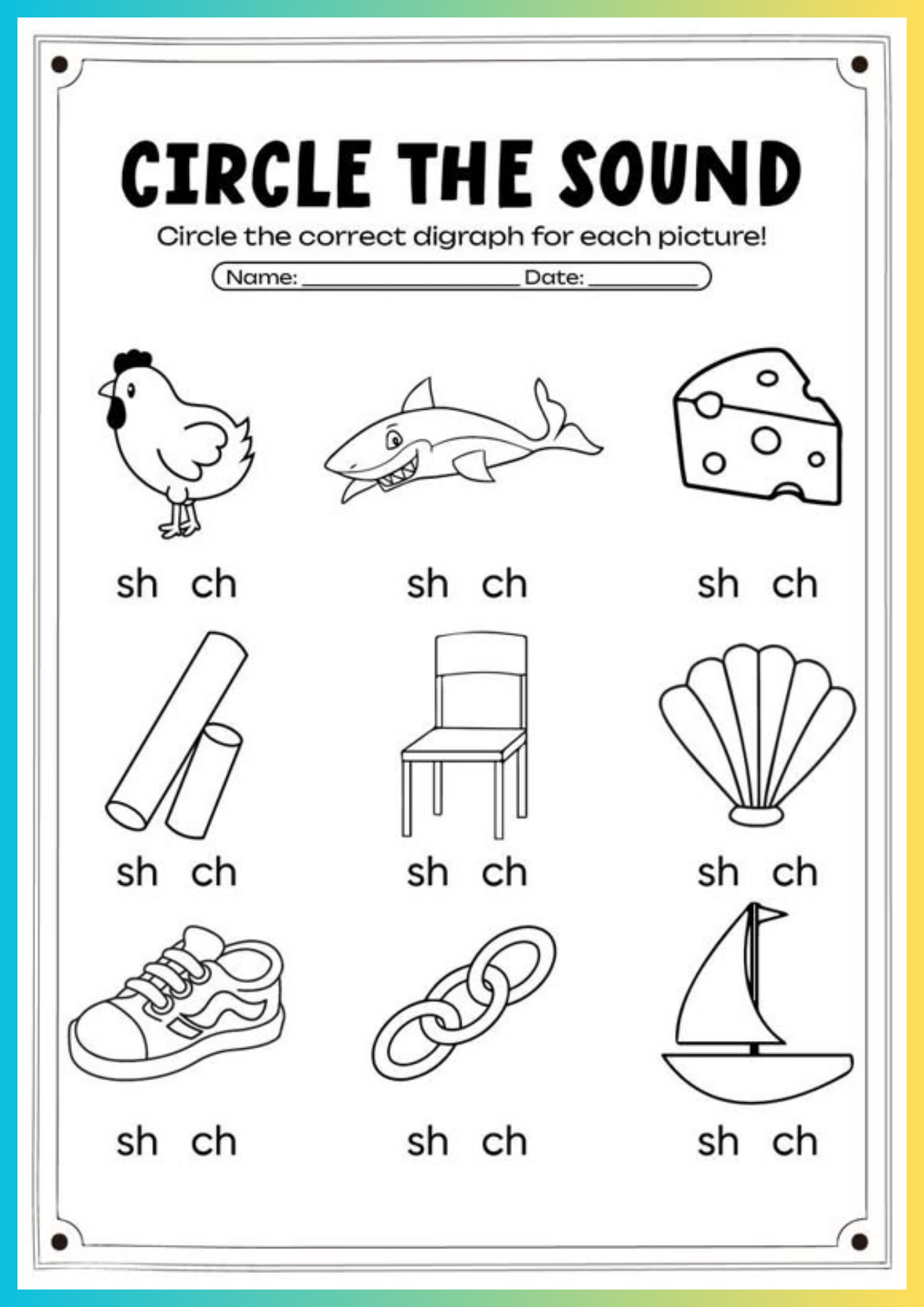 Free Printable Phonics Worksheets Grade 1