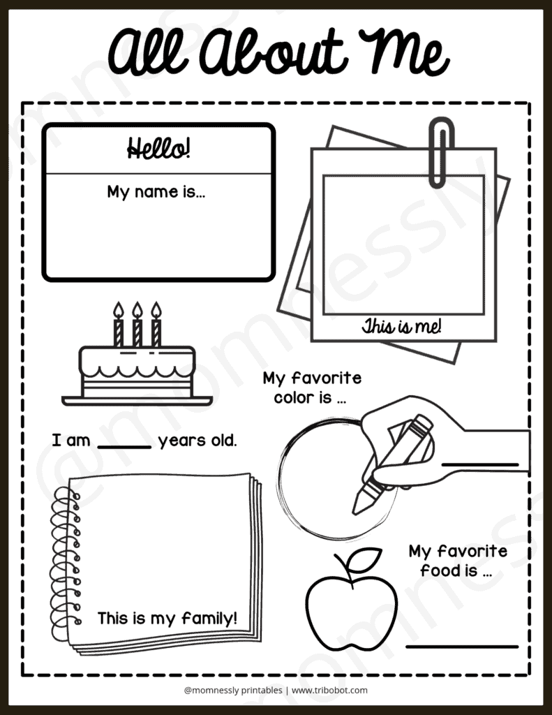 Free Printable Get To Know You Worksheets