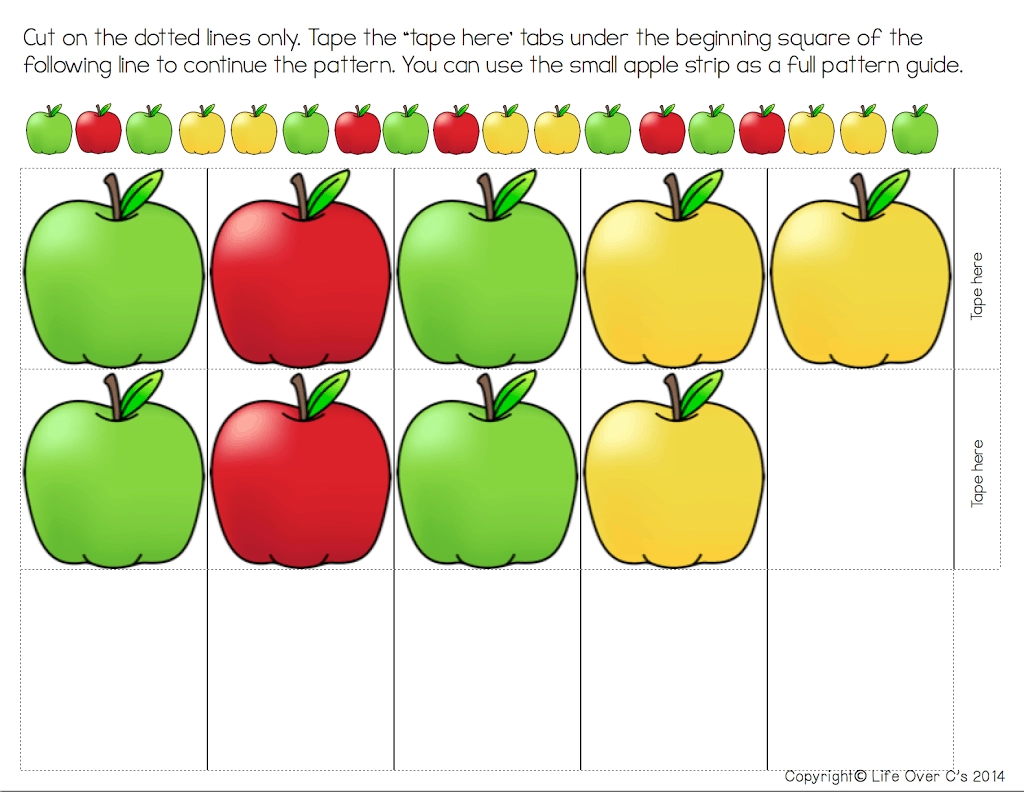 Free Printables Of Apples